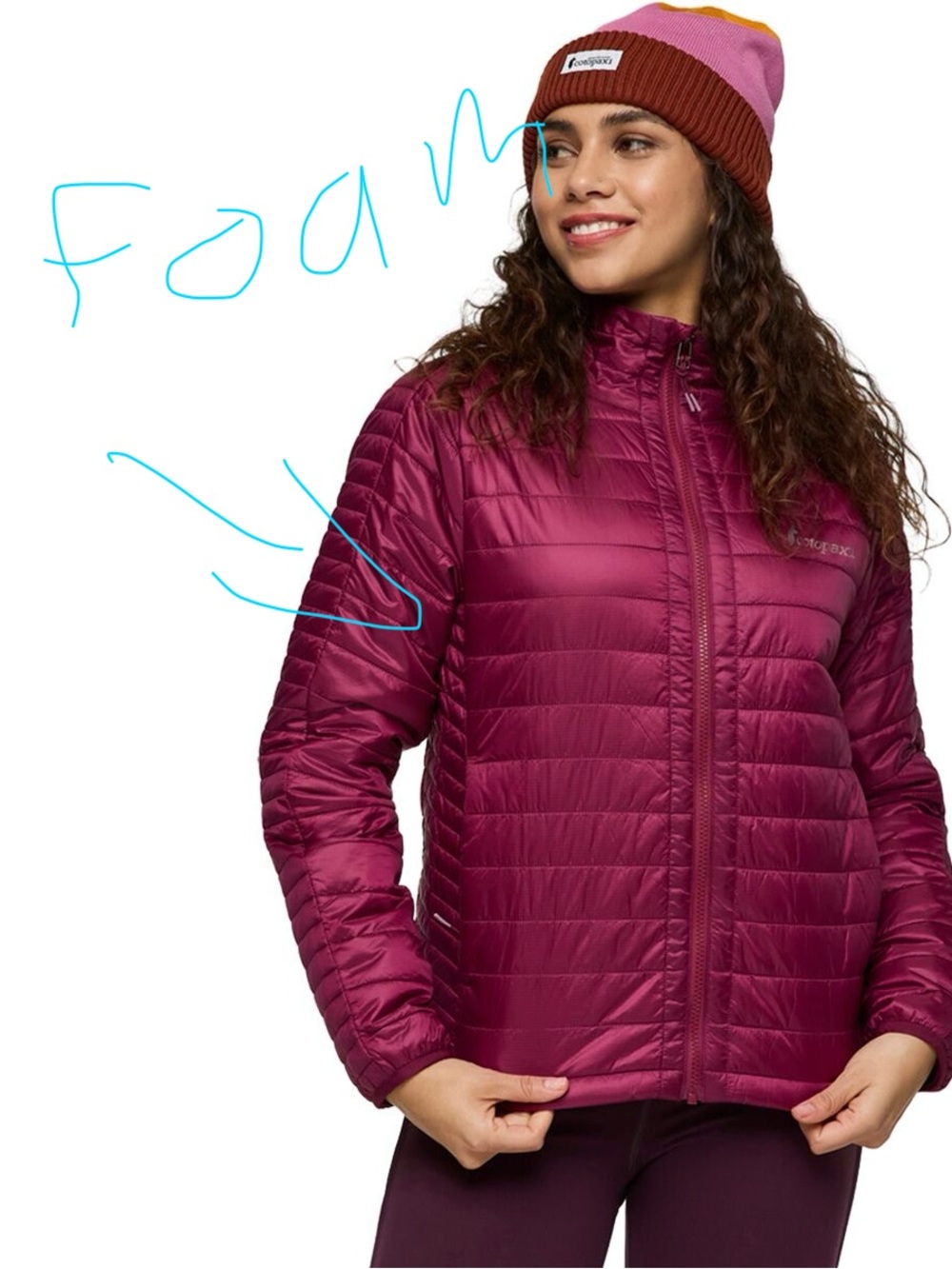 New Cotopaxi Women’s Capa Insulated Jacket in FOAM.